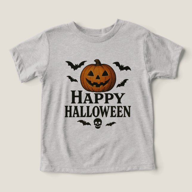Jack-o-lanterna do Feliz Halloween clássico (Design frontal)