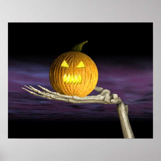 Jack-o-Lanterna - Poster Halloween (Frente)