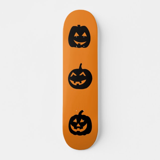 JACK O'LANTERN PUMPKIN SKATEBOARD DECK (Frente)