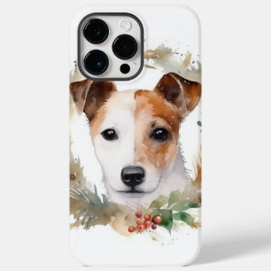 Jack Russell Christmas Wreath Festivo Pup