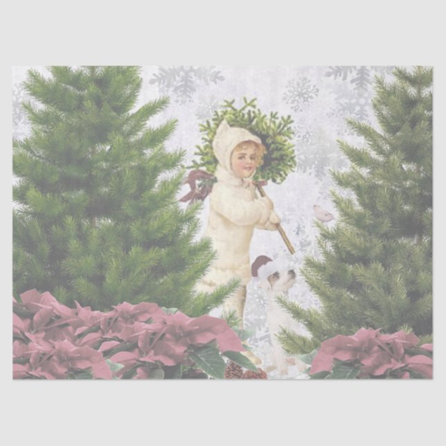 Jack Russell - Papel Tecido Rosa (Frente )