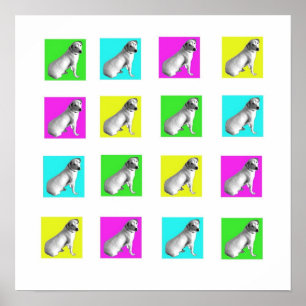 Jack Russell Pop Art Poster