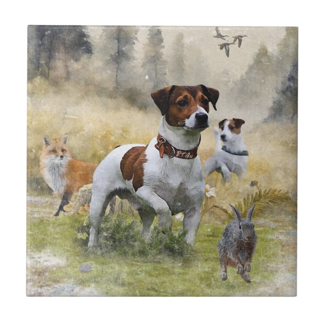 Jack Russell Terrier, Arte (Frente)