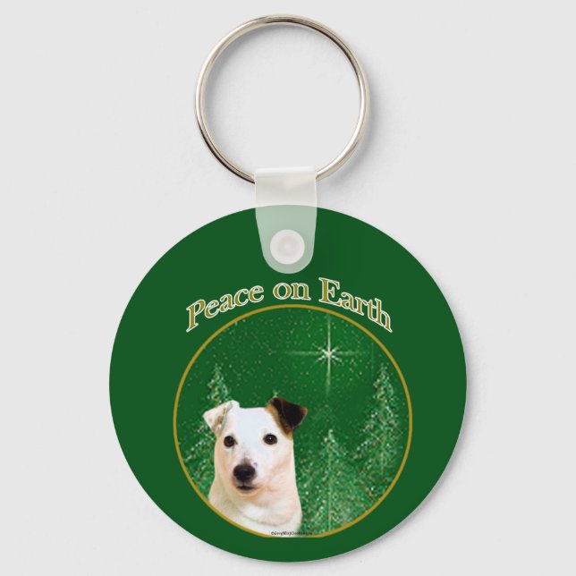 Jack Russell Terrier Peace Chaveiro (Frente)