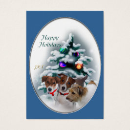 Jack Russell Terrier presentes de Natal