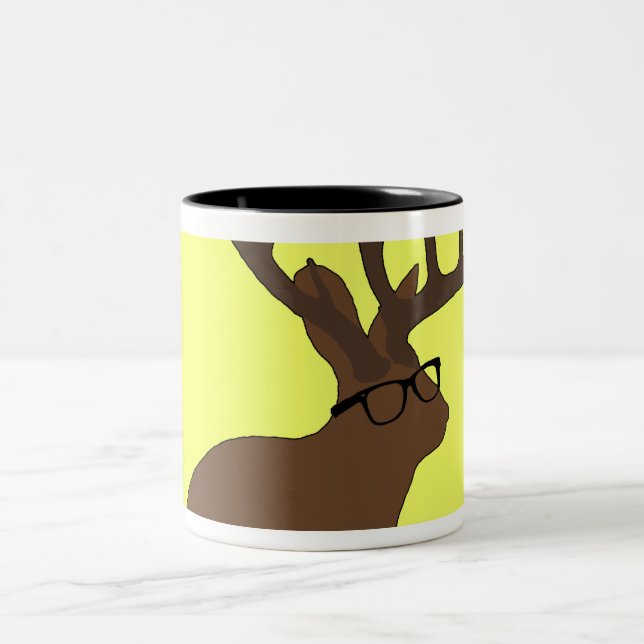 jackalope com caneca dos vidros (Centro)