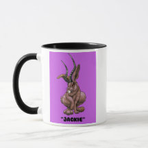 Jackalope "Jackie" - Caneca de café criptid