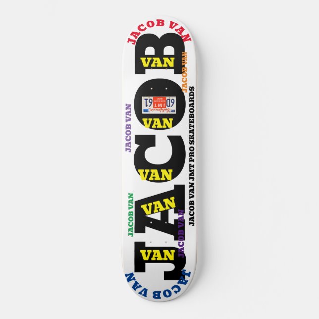JACOB VAN 8, 1/4", skate (Frente)