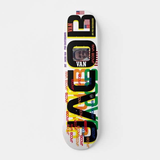 JACOB VAN JMT 7 3/4" Deck de Skateboard (Frente)