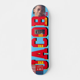 JACOB VAN JMT 7, 3/4", skateboard Deck