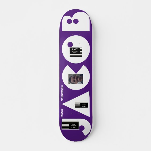 JACOB VANS 7, 3/4", skateboard Deck (Frente)