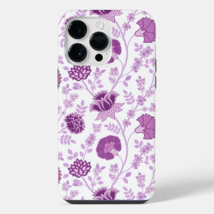 Jacobean Floral Big Pattern Pinks em Branco