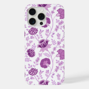Jacobean Floral Big Pattern Pinks em Branco