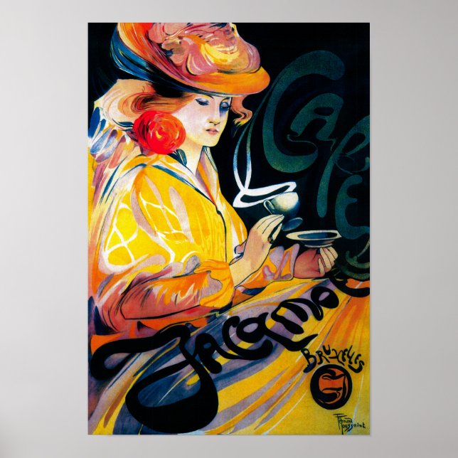 Jacqmotte Caf � Vintage Poster Europe (Frente)