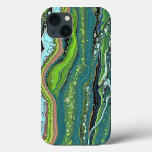 Jada 3 Capinha de Telefone Verde Abstrata Louca