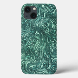 Jade de textura e tons verdes cianis