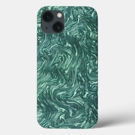 Jade de textura e tons verdes cianis