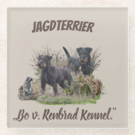 Jagdterrier, Bo v. Renbrad Kennel.'' Sticker Pape