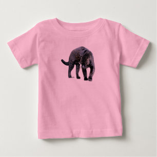 Jaguar Diablo, camiseta rosa-bebê
