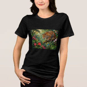 Jaguar Floresta Tropical Beija-flores Borboletas F