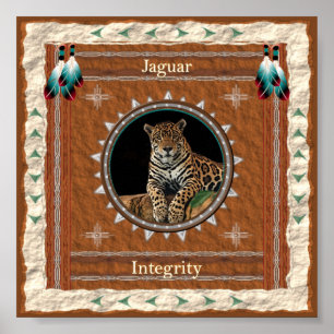 Jaguar - Impressão de Poster de integridade