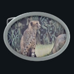 Jaguar Na Tinta De Óleo Da Floresta, Belt Buckle<br><div class="desc">Foto na floresta em design de tinta a óleo que Jaguar guarda</div>