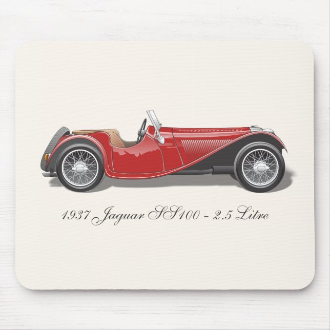 Jaguar SS100 Mousepad (Frente)