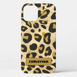Jaguar Wild Animal Print Personalizado Name