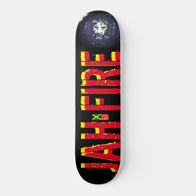 JAH FIRE  Skateboard (Frente)