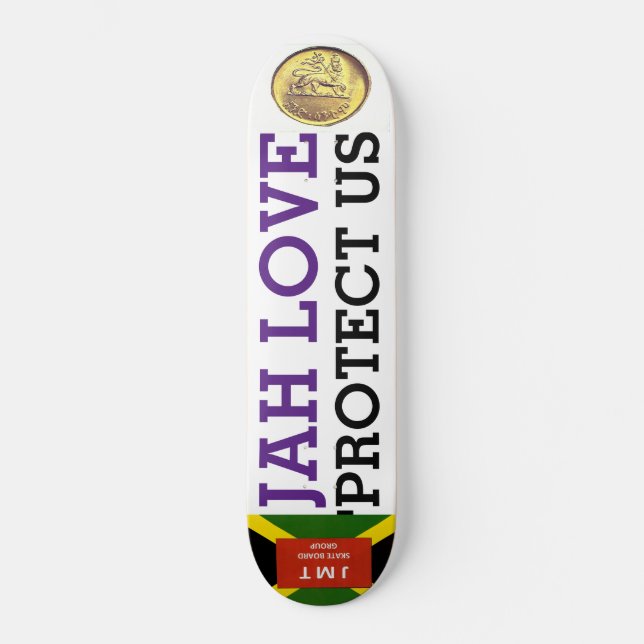JAH LOVE PROTEGER O skate DOS EUA (Frente)