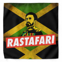 Jah Rastafari Haile Selassie Jamaica Roots Bandana