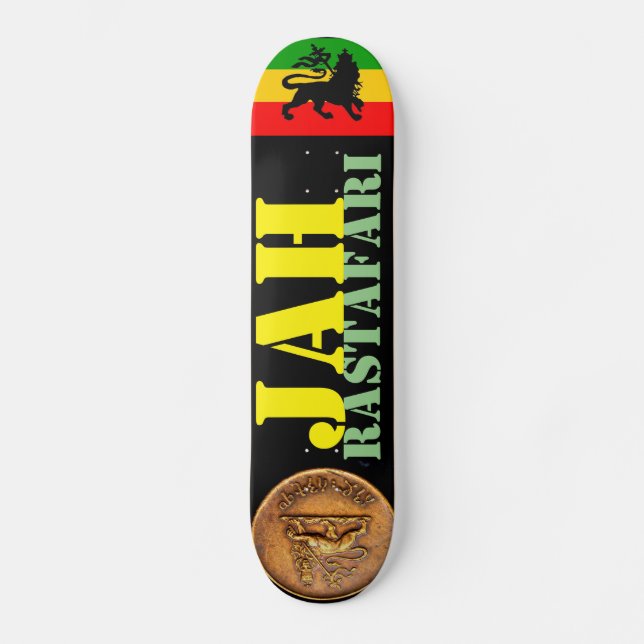 JAH RASTAFARI skateboard (Frente)