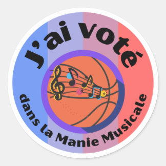 J'ai voté! Adesivo Genérico de Manie Musicale