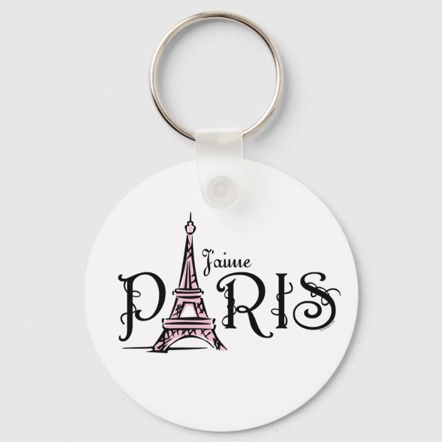 J'aime Paris Chaveiro (Frente)