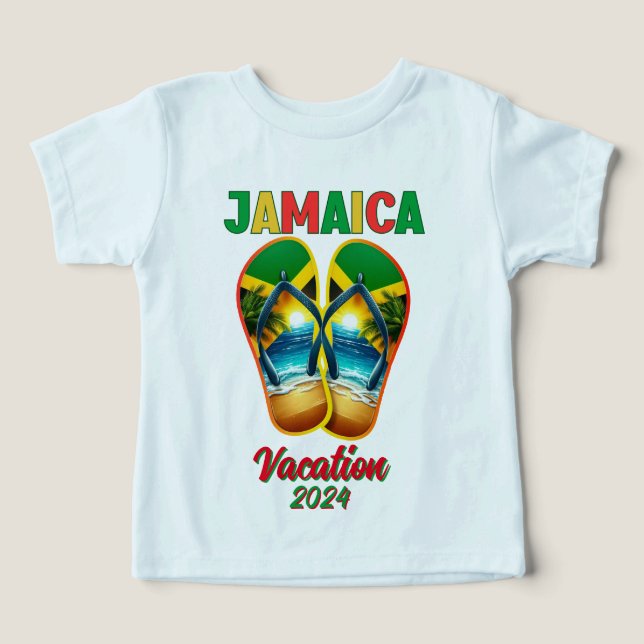 Jamaica 2024 Sacudir Flop Vacation Tropical Beach (Design frontal)