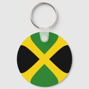 Jamaica Fisheye Flag Chaveiro