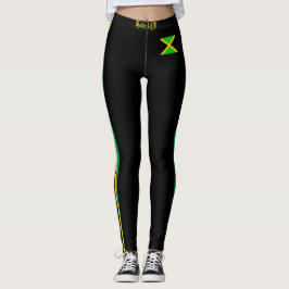JAMAICA FLAG BLACK LEGGING HAVIC ACD