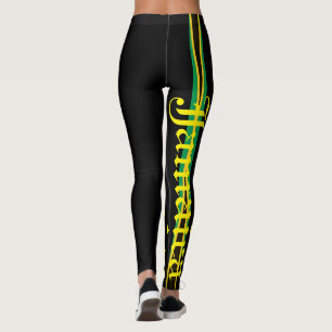 JAMAICA FLAG BLACK LEGGING HAVIC ACD