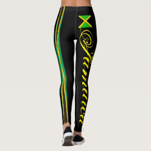 JAMAICA FLAG BLACK LEGGING HAVIC ACD