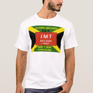 JAMAICA FREE 1 de agosto de 1834 Camiseta básica d