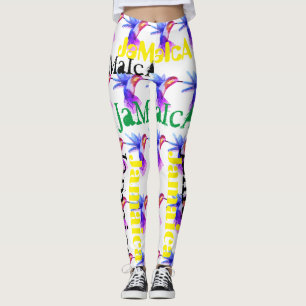 JAMAICA HUMMINGBIRD FLAG LEGGING HAVIC AC