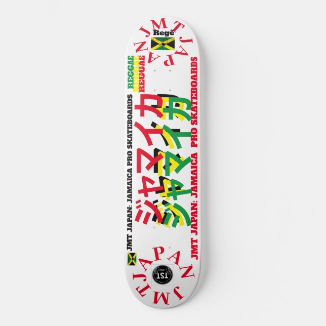 JAMAICA JMT JAPAN 8, 1/4", skateboard Deck (Frente)