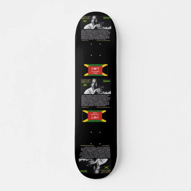 JAMAICA MLK 7 3/4" Deck de Skateboard (Frente)