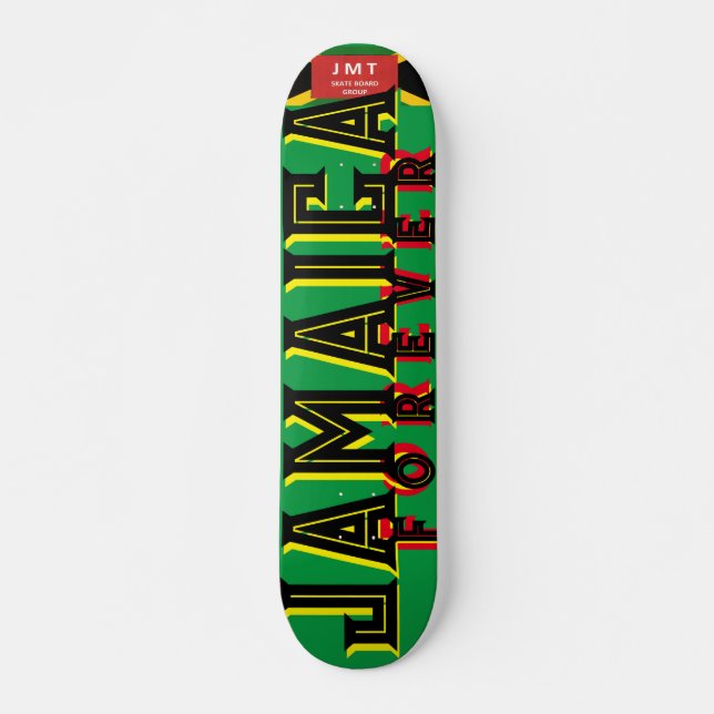 JAMAICA PARA SEMPRE PETROLÍFERO7, 3/4", skateboard (Frente)