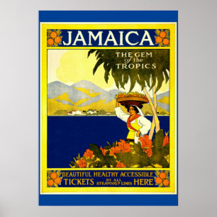 Jamaica, Poster de Viagens vintage