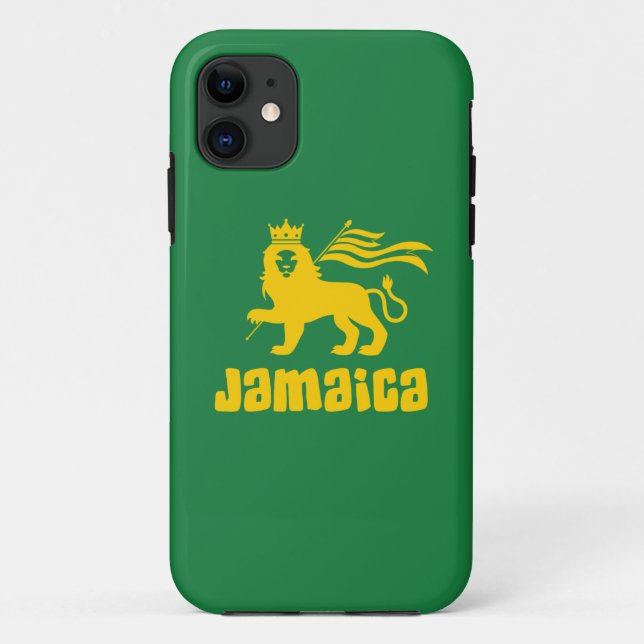 Jamaica Rasta Lion Case-Mate capas de iphone (Verso)