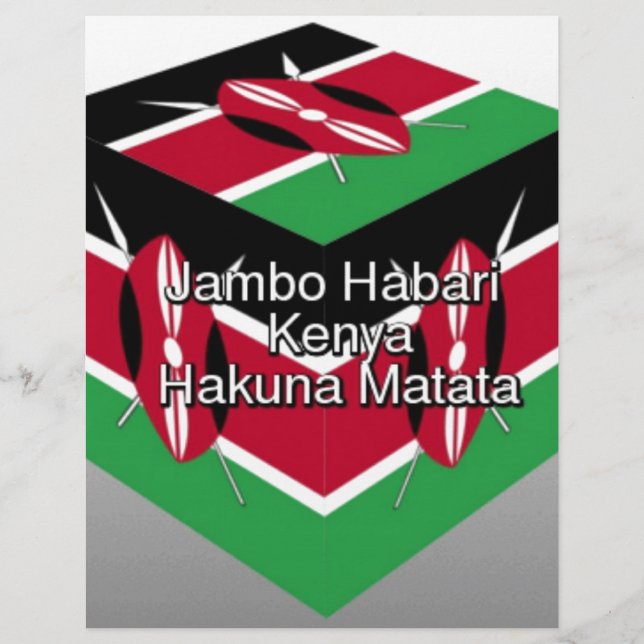 Jambo Habari! Kenya Hakuna Matata (Frente)