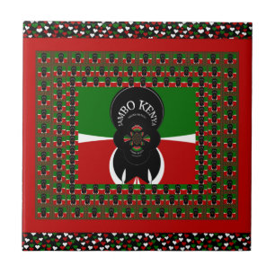 Jambo Kenya Art Impressão