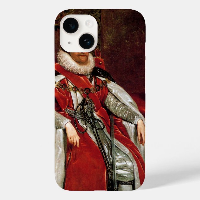 James I por Daniel Mytens (Verso)