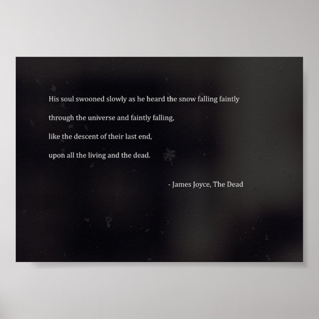 James Joyce Poster (Frente)